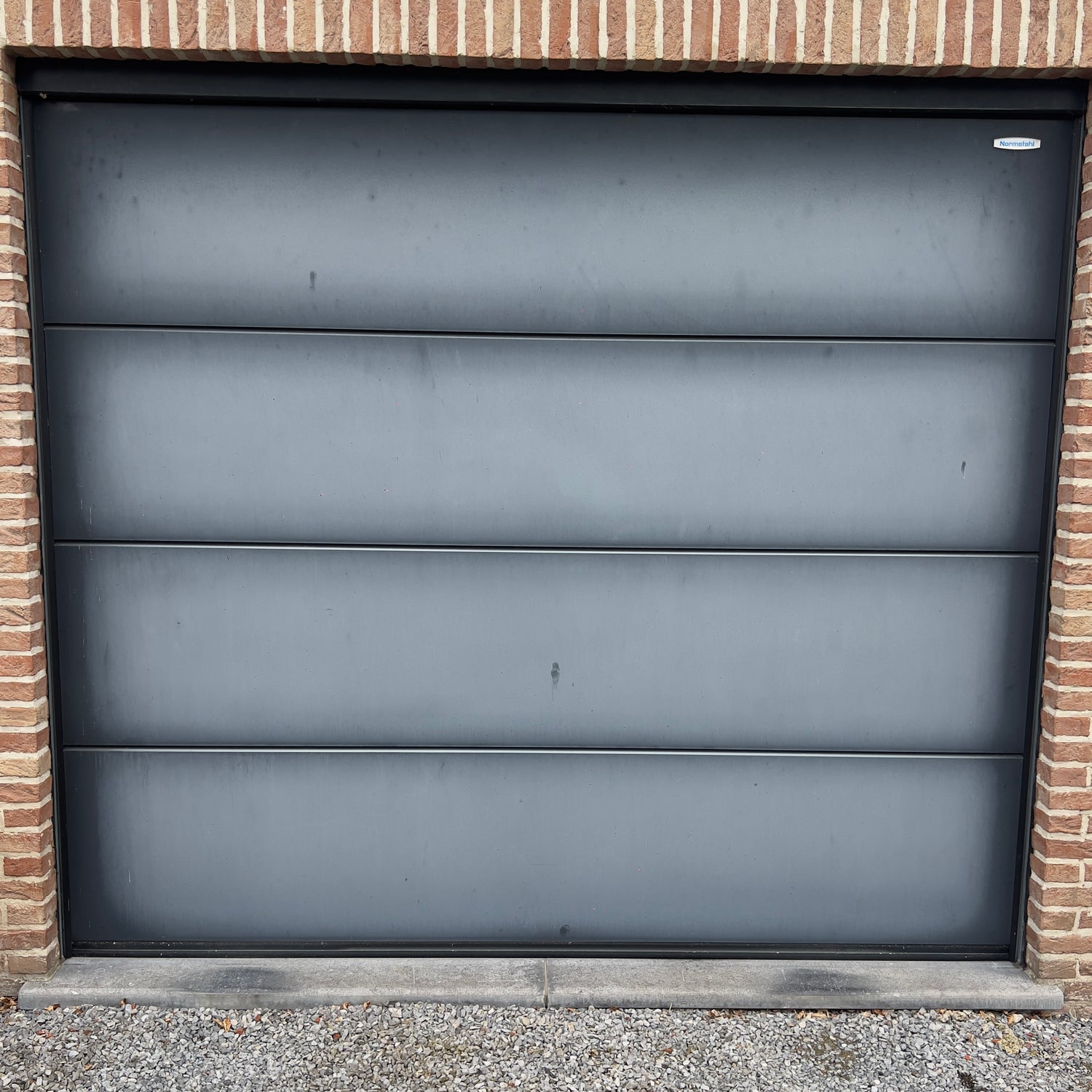 Faded garage door before Afterfade
