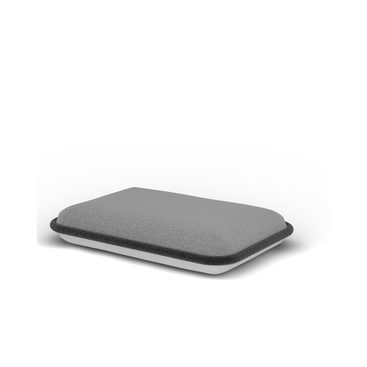 Afterfade scrub pad for fabric, grey back