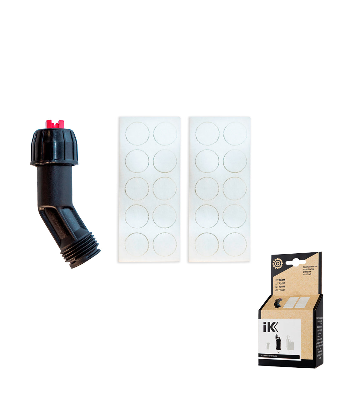 IK FOAM Pro 12 nozzle and 20 filters