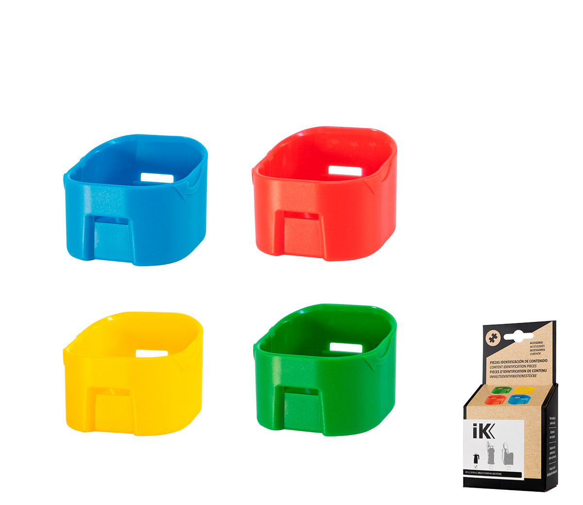 IK colour ID caps, 4 colours
