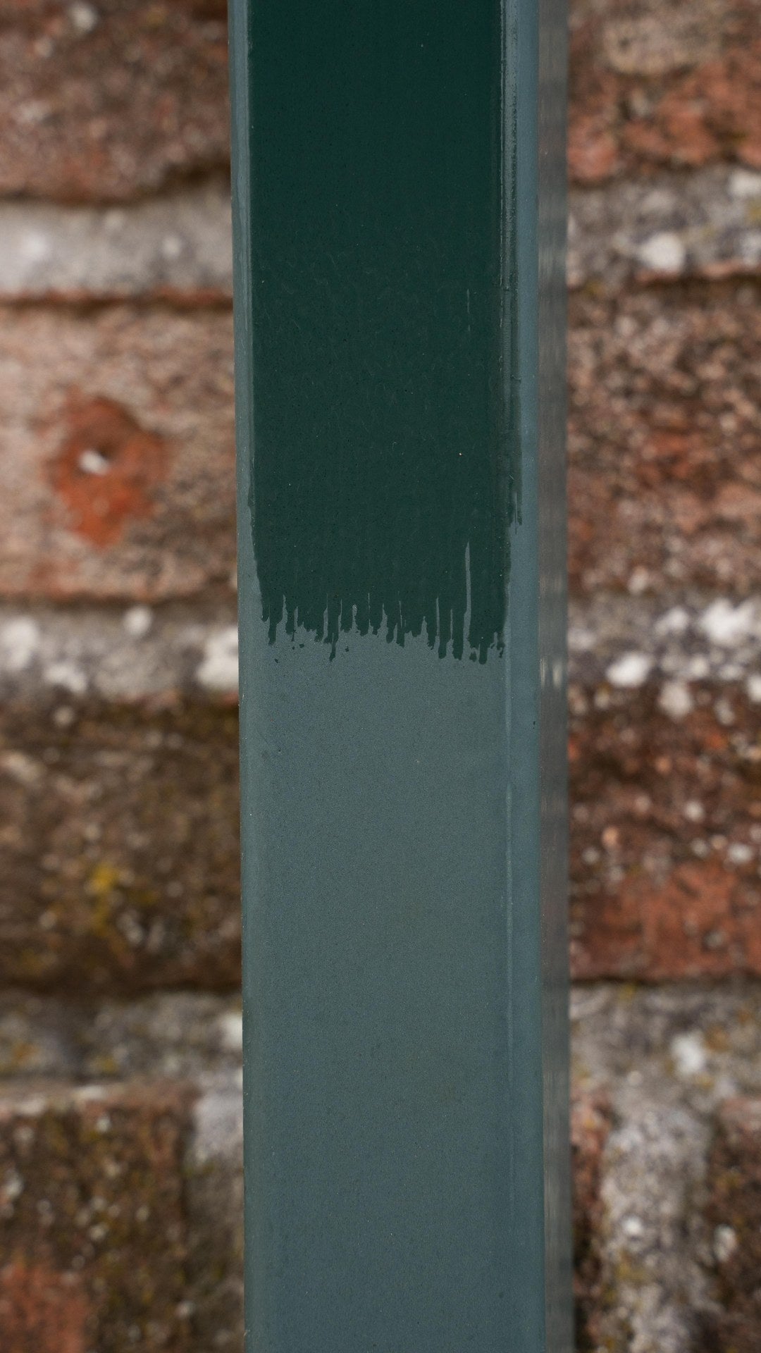 Before and after: chalky faded finish restored to deep colour